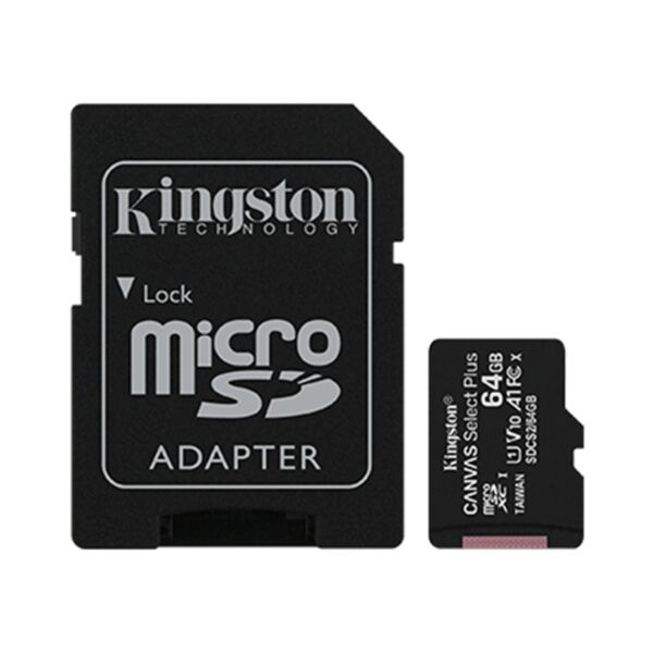 MICROSD CON ADAP 64GB CANVAS SELECT