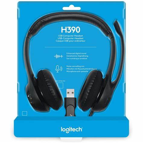 HEADSET LOGITECH H390 USB DUO HEADSET LOGITECH H390 USB DUO